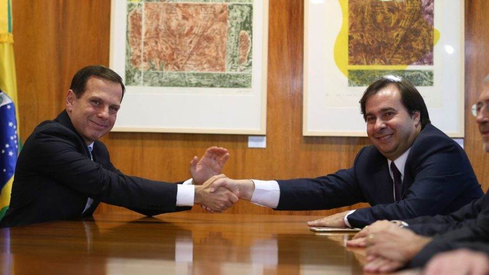 João Doria e Rodrigo Maia