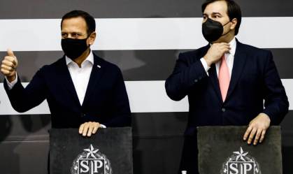 Maia assume como secretário em SP e diz que gesto é sinalização para 2022