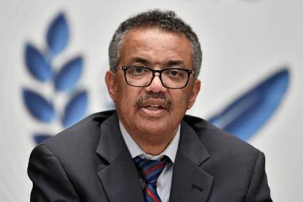 O diretor-geral da Organização Mundial da Saúde, Tedros Adhanom Ghebreyesus