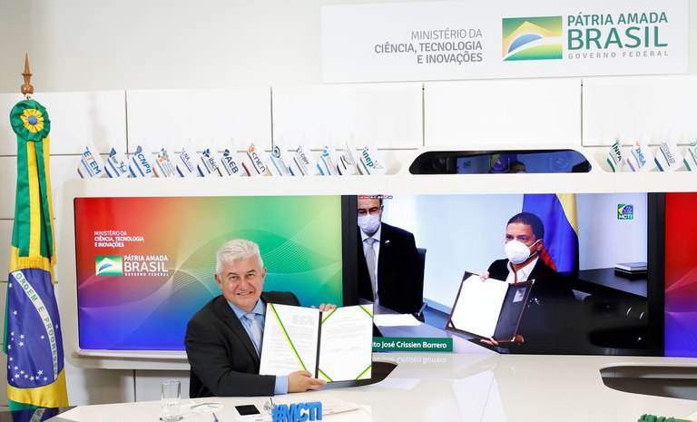 A cooperação se dará em áreas temáticas como a observação da terra