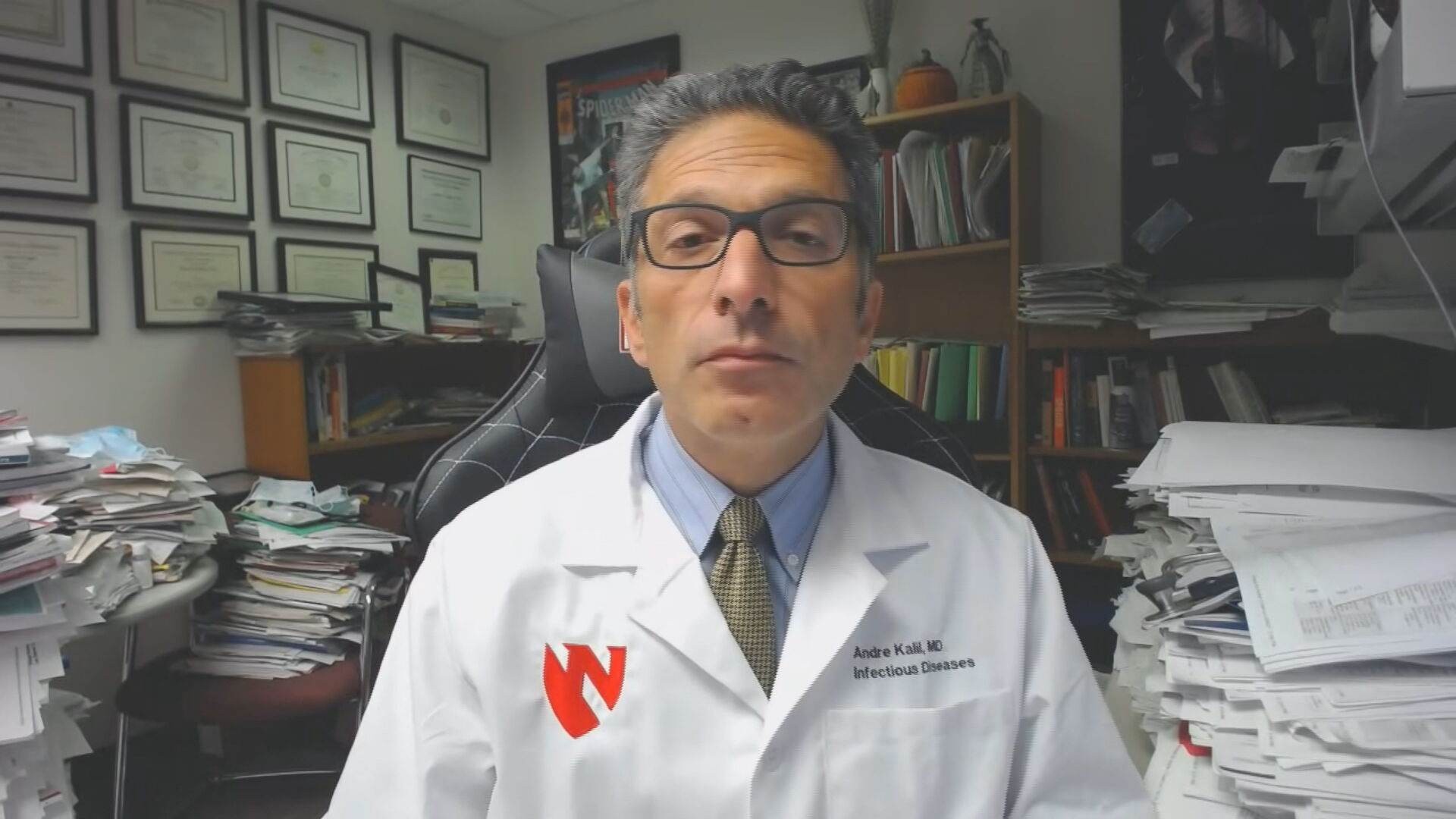 André Kalil, médico infectologista e pesquisador da Universidade de Nebraska (22-08-2021) / CNN / Reprodução