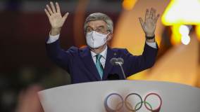 Tomas Bach, presidente do COI, agradeceu atletas e comitê organizador dos Jogos de Tóquio