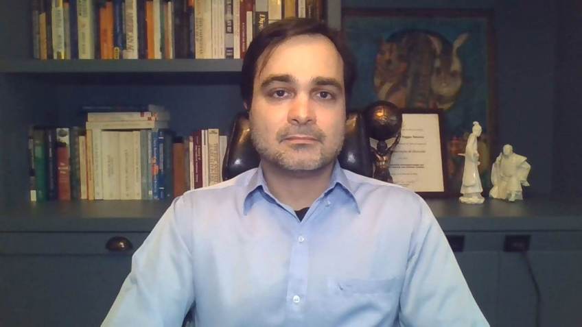 Carlos Gustavo Poggio, doutor em Relações Internacionais (professor da FAAP), especialista em política americana (29-08-2021) / CNN / Reprodução