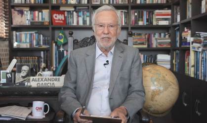 Alexandre Garcia no quadro Liberdade de Opinião