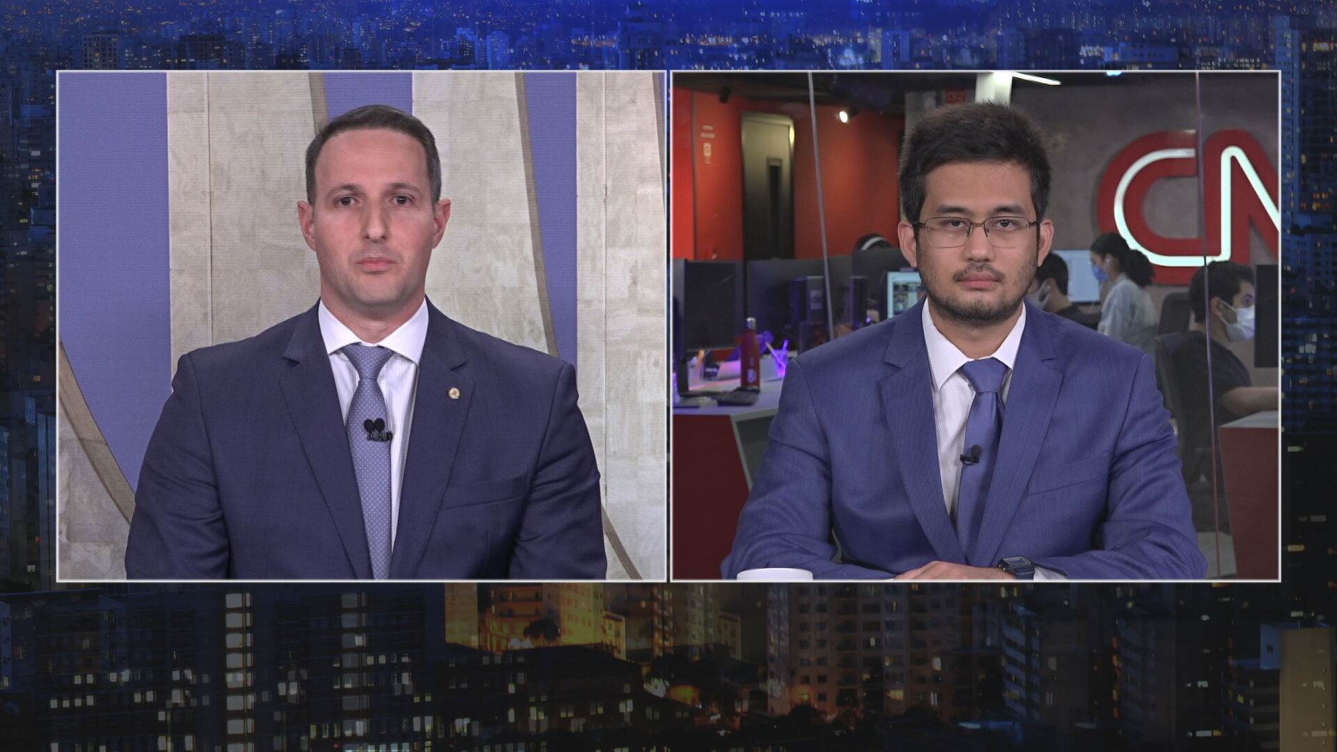 Capitão Derrite e Kim Kataguiri participaram de O Grande Debate