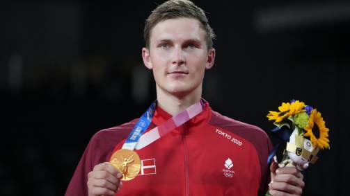 Dinamarquês Victor Axelsen, campeão do badminton masculino individual em Tóquio