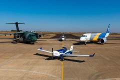 Avião com motor elétrico da Embraer