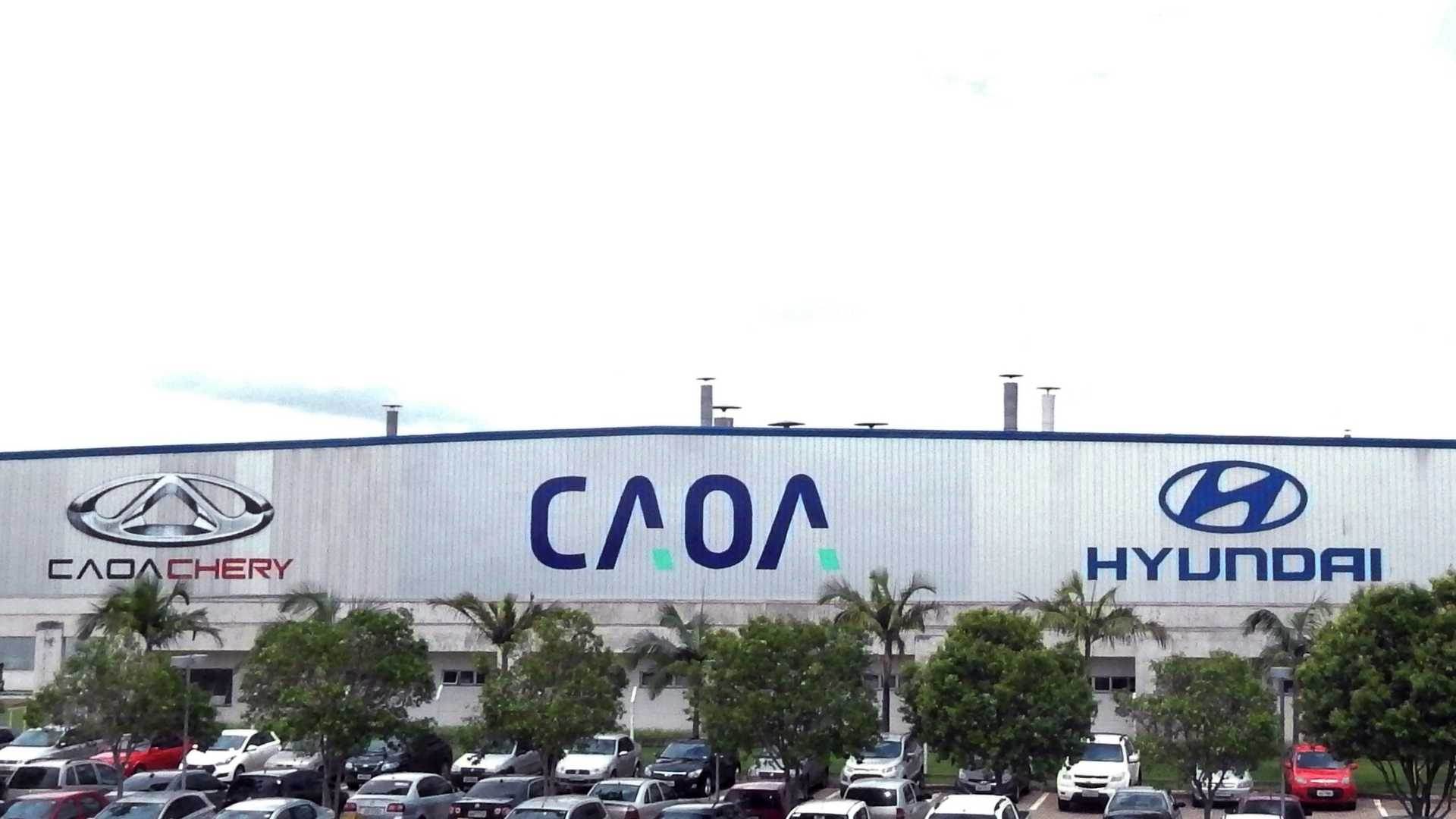 Fábrica da CAOA em Anápolis produz modelos Hyundai e Chery