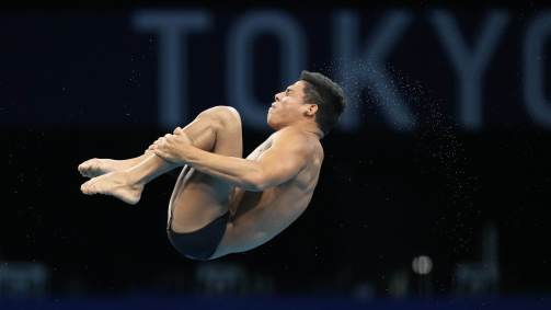 Kawan Pereira, 1º brasileiro a chegar na final dos saltos ornamentais; ele ficou em 10º