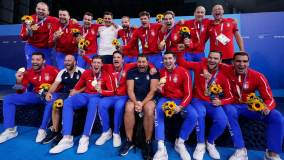 No polo aquático, Sérvia conquistou a última medalha de ouro disputada nas Olimpíadas 2020