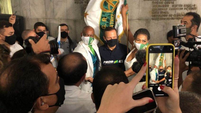 O governador de SP, João Doria, participou de evento no RJ / Pedro Duran/ CNN