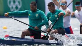 Na prova da canoa dupla 1.000 metros os brasileiros Jacky Godman e Isaquias Queiroz conseguiram a classificação para a/s semifinais (02/08/2021)