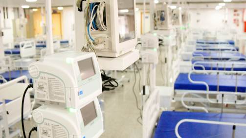 Hospital de campanha no Distrito Federal