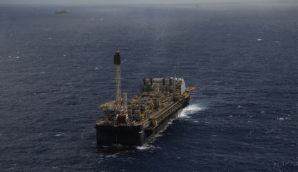 Plataforma de produção de petróleo