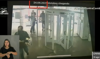 CPI da Pandemia reconvoca motoboy após imagens em banco; VTCLog se manifesta