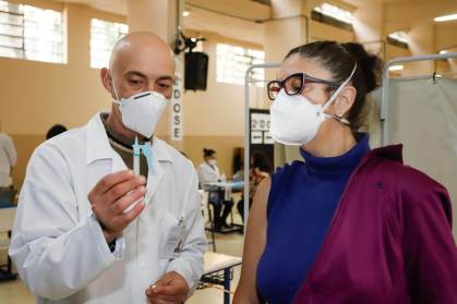 Vacinação contra a Covid-19 em Porto Alegre