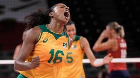 Vôlei brasileiro chegou a cinco medalhas no torneio olímpico feminino