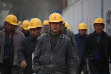 Trabalhadores chineses
