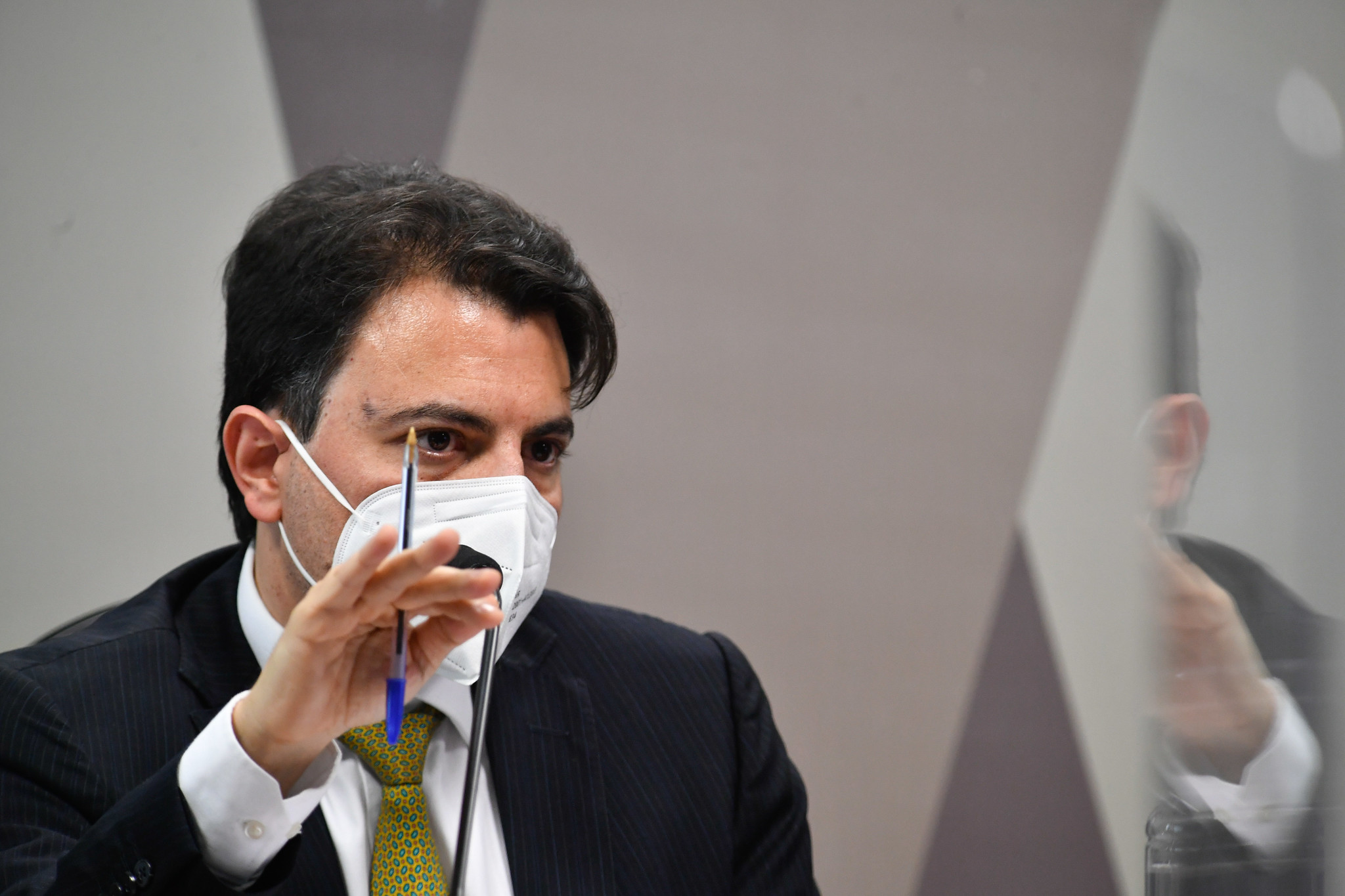 Fakhoury se coloca contra vacinação obrigatória e uso de máscaras / Leopoldo Silva/Agência Senado