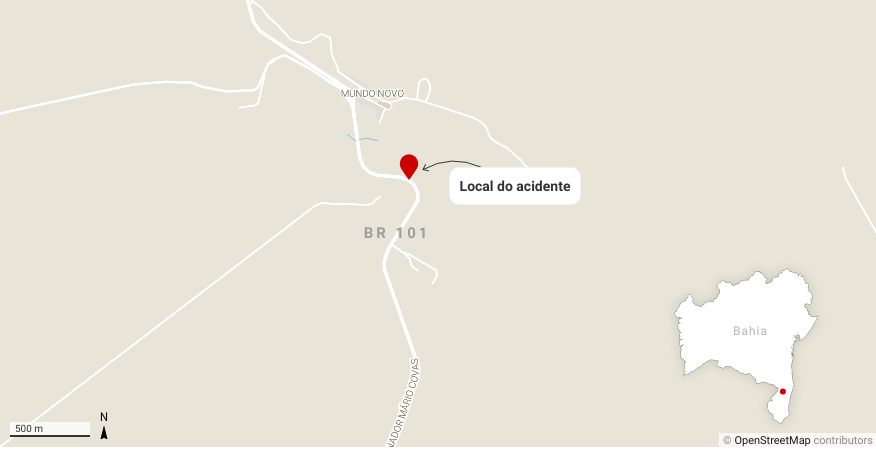 Acidente na BR 101 deixa 12 mortos e 17 feridos