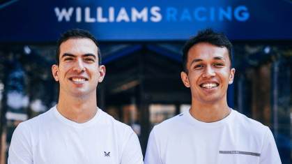 Alex Albon (D) será companheiro Nicholas Latifi na Williams em 2022