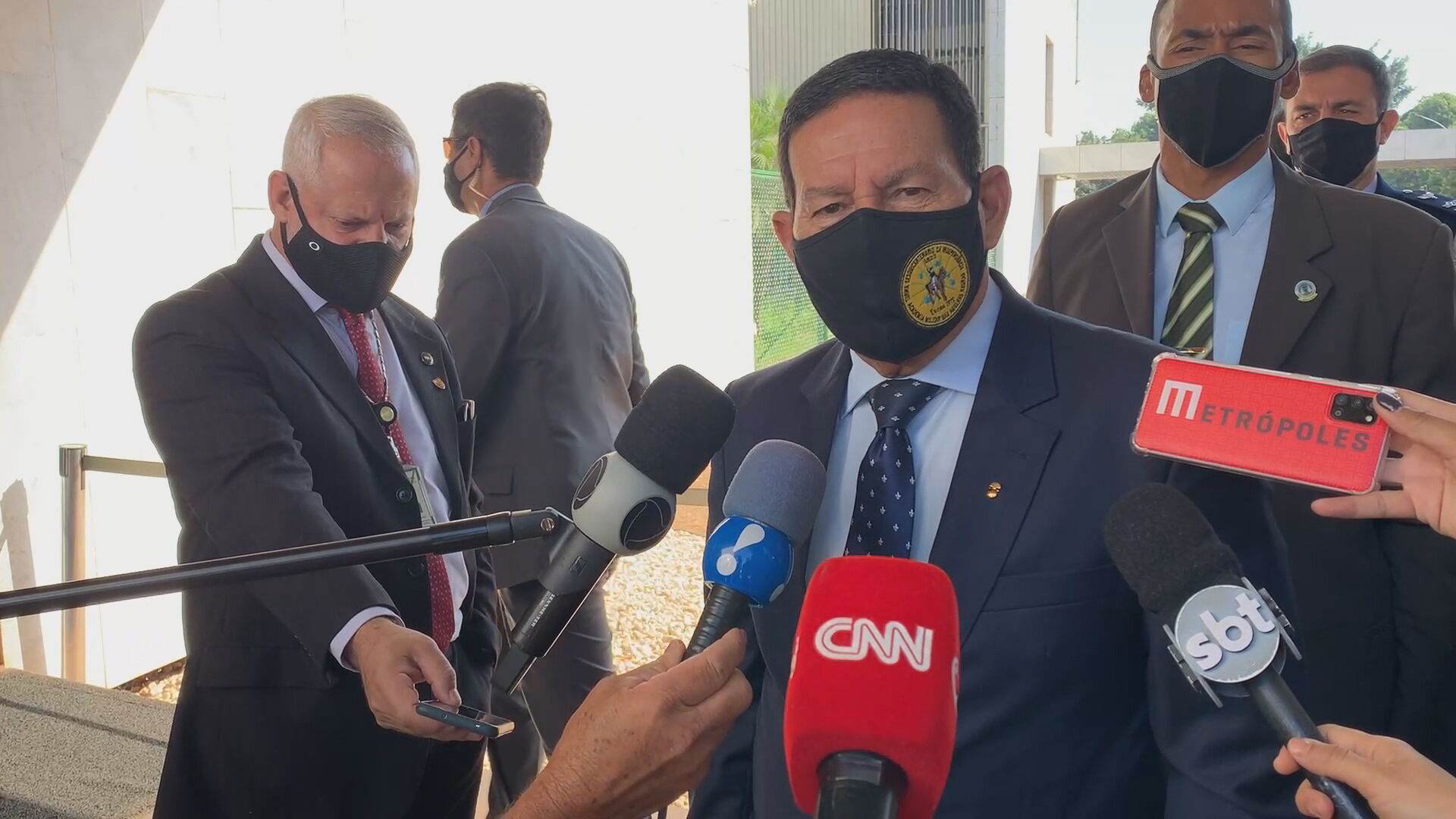 O vice-presidente Hamilton Mourão