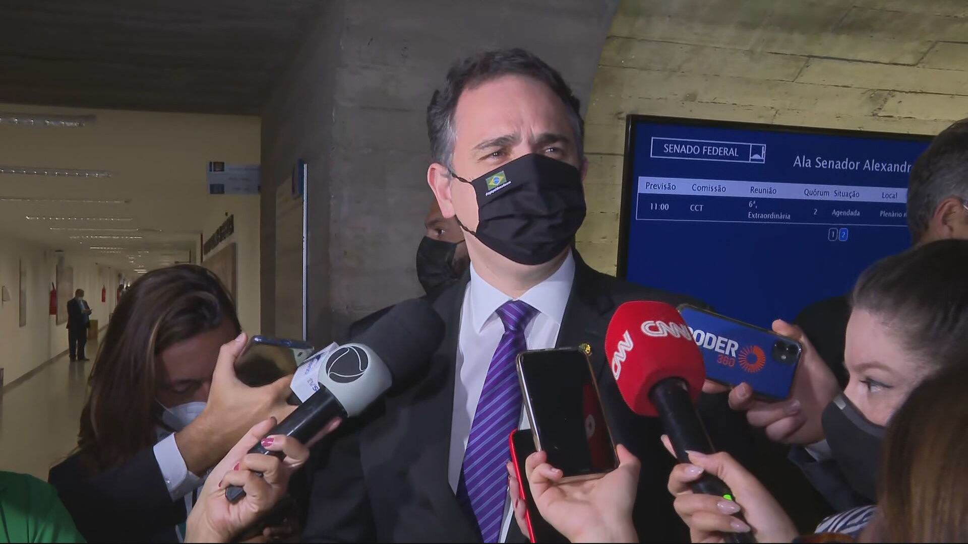 Presidente do Senado, Rodrigo Pacheco (DEM-MG)