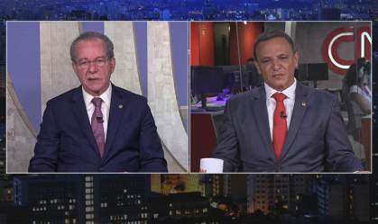 O senadores José Aníbal (PSDB-SP) e Marcio Bittar (MDB-AC) participaram de O Grande Debate
