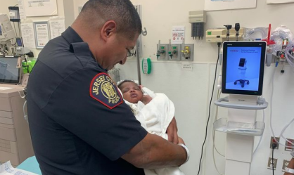Policial pega bebê jogado de uma varanda no 2º andar nos EUA