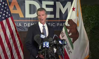Projeção da CNN: Gavin Newsom, governador da Califórnia, permanecerá no cargo