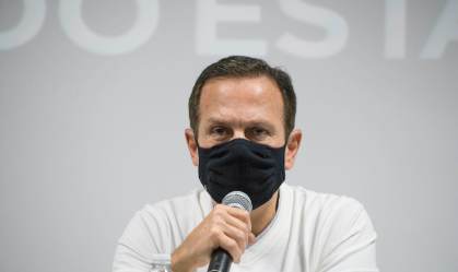 DÓRIA COLETIVA SOBRE SEGURANÇA NA MANIFESTAÇÃO DA PAULISTA CONTRA O GOVERNO BOLSONARO