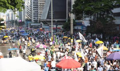 Ato contra Bolsonaro reúne Ciro Gomes, Doria, Mandetta e Amoêdo em SP