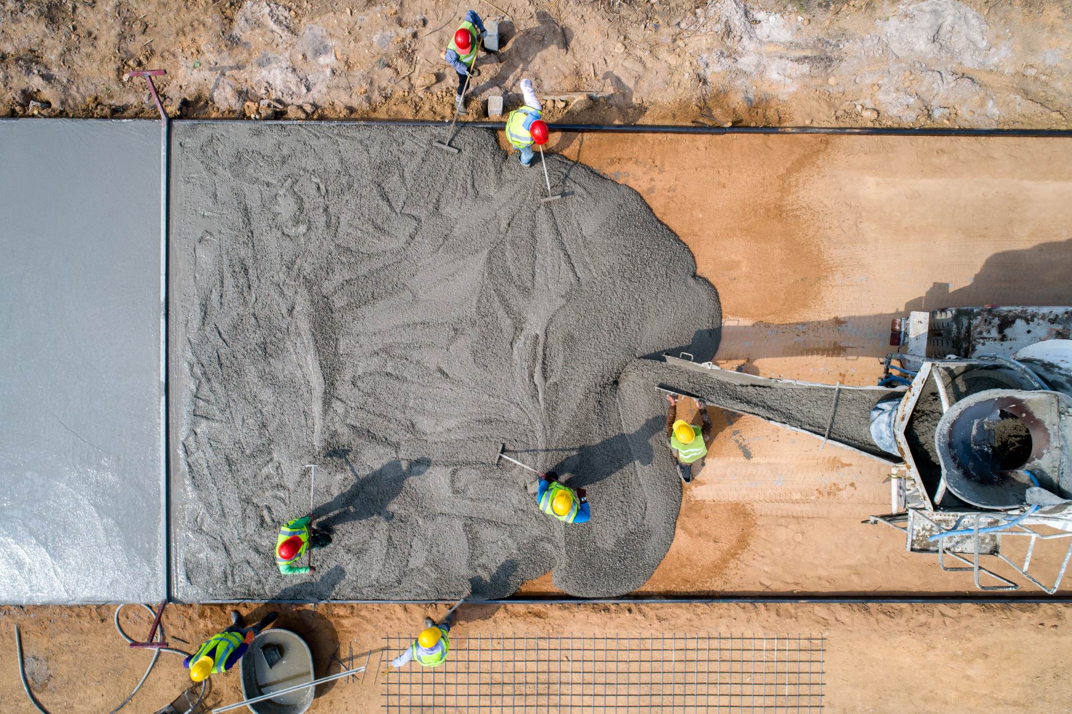 Cimento / canteiro de obras