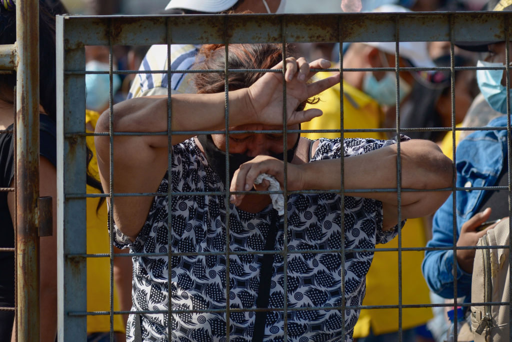 Fighting in prison in Ecuador