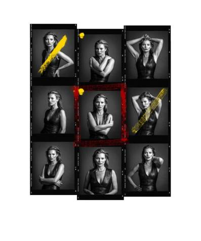 Uma sequência de imagens de Kate Moss / Andy Gotts