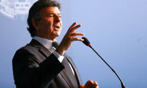 O ministro Luiz Fux, presidente do Supremo Tribunal Federal (STF)