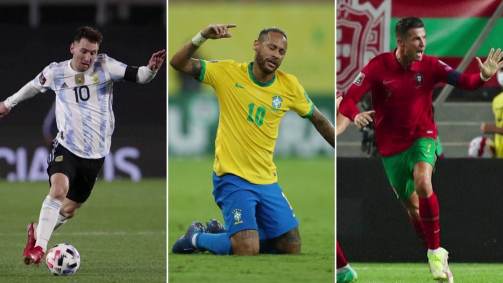 Messi, Neymar e CR7