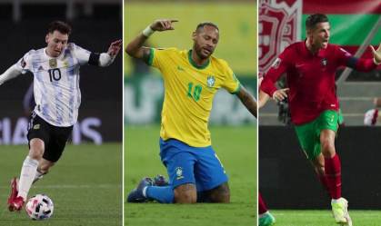 Recordes no futebol: Teste seus conhecimentos sobre Messi, Neymar e CR7