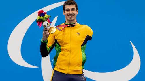 Nadador Talisson Glock conquistou ouro nos 400 m livre (classe S6)