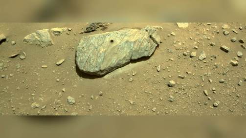 Nova imagem divulgada pela Nasa confirma que Perserverance coletou amostra do solo de Marte