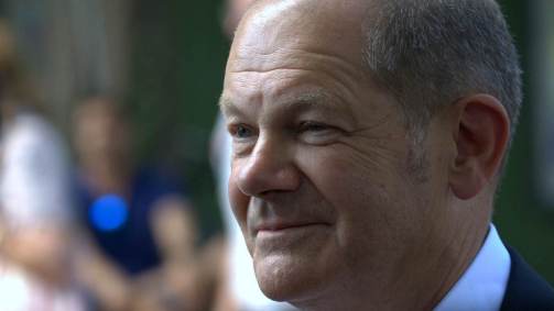 Olaf Scholz, ministro das Finanças e vice-chanceler de Merkel desde 2018, é candidato pelo SPD