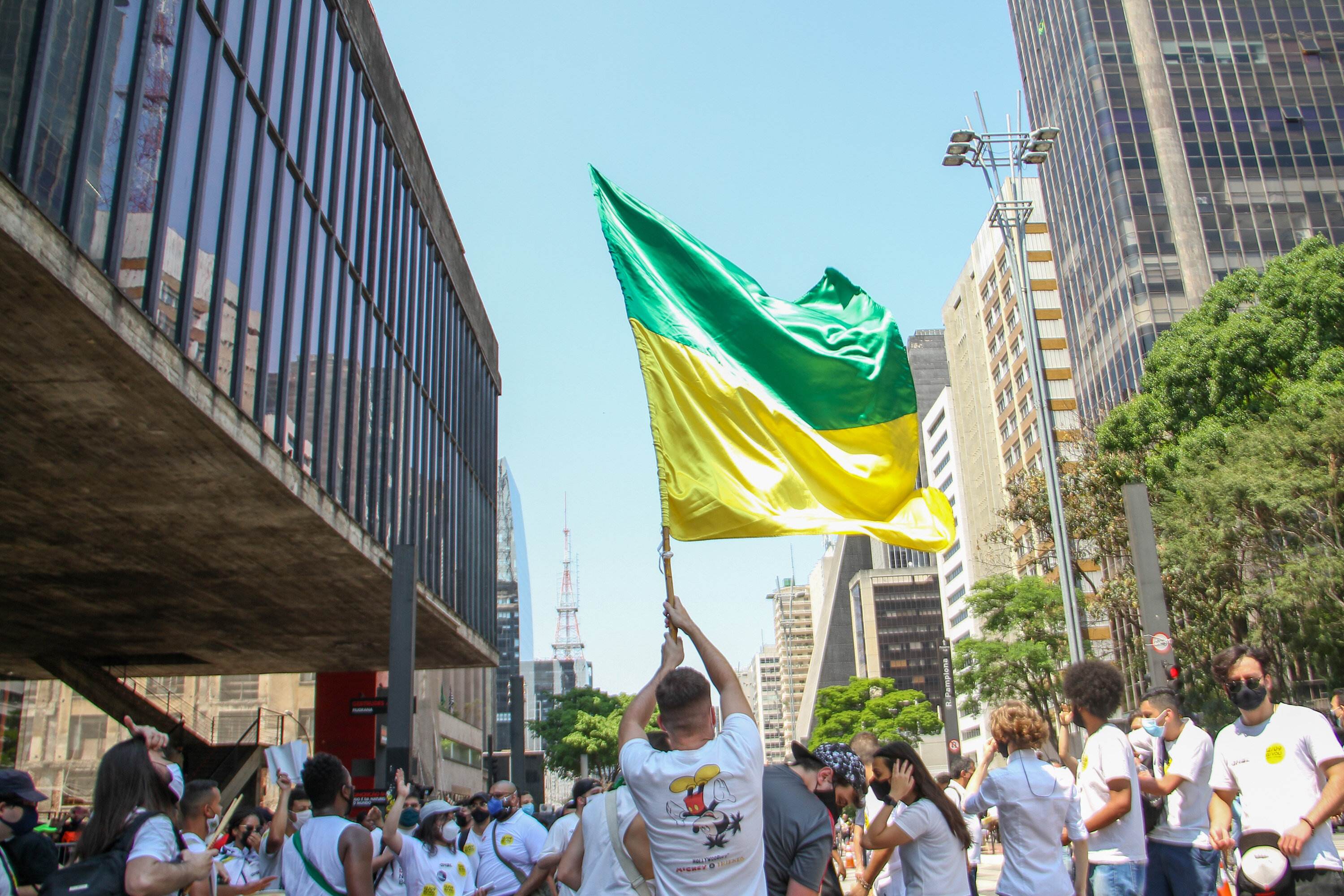 Ato 'Fora Bolsonaro' na Avenida Paulista
