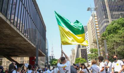 Ato 'Fora Bolsonaro' na Avenida Paulista