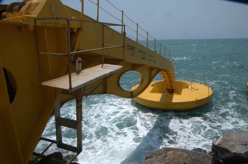 Projeto de geração por usina de ondas durou 5 anos / Picasa/Coppe-UFRJ/Divulgação
