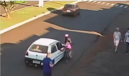 Assédio de ciclista no Paraná
