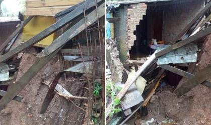 Chuva em Porto Alegre causa desabamento e pontos de alagamento pela cidade