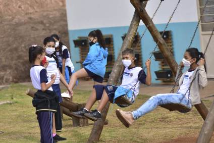 Aula durante a pandemia