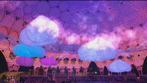 A CNN acompanhou a inauguração da Expo Dubai