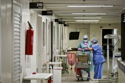 Hospital durante a pandemia de Covid-19
