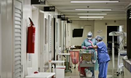Hospital durante a pandemia de Covid-19